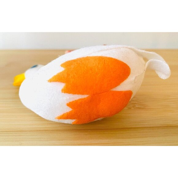 Vintage Flocked Mother Goose Christmas Nursery Rhyme Ornament 4.5 Inch High - Picture 4 of 4